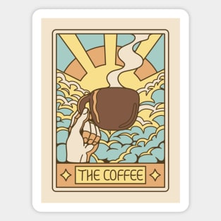 The Coffee Tarot Card by Tobe Fonseca Magnet